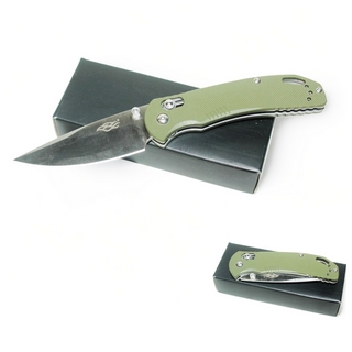 Нож складной Firebird by Ganzo с клипсой 77мм зеленый F753M1-GR